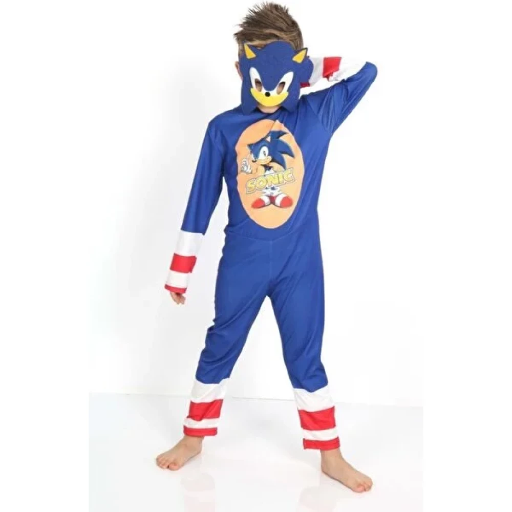 Lolli Boom Kids Erkek Çocuk Sevimli Kirpi Sonic Efsane Spiderman Kahraman Örümcek Adam Peter Parker Maskeli Kostüm - Mavi - 5 - 6 Yaş Oyuncak Fiyatı