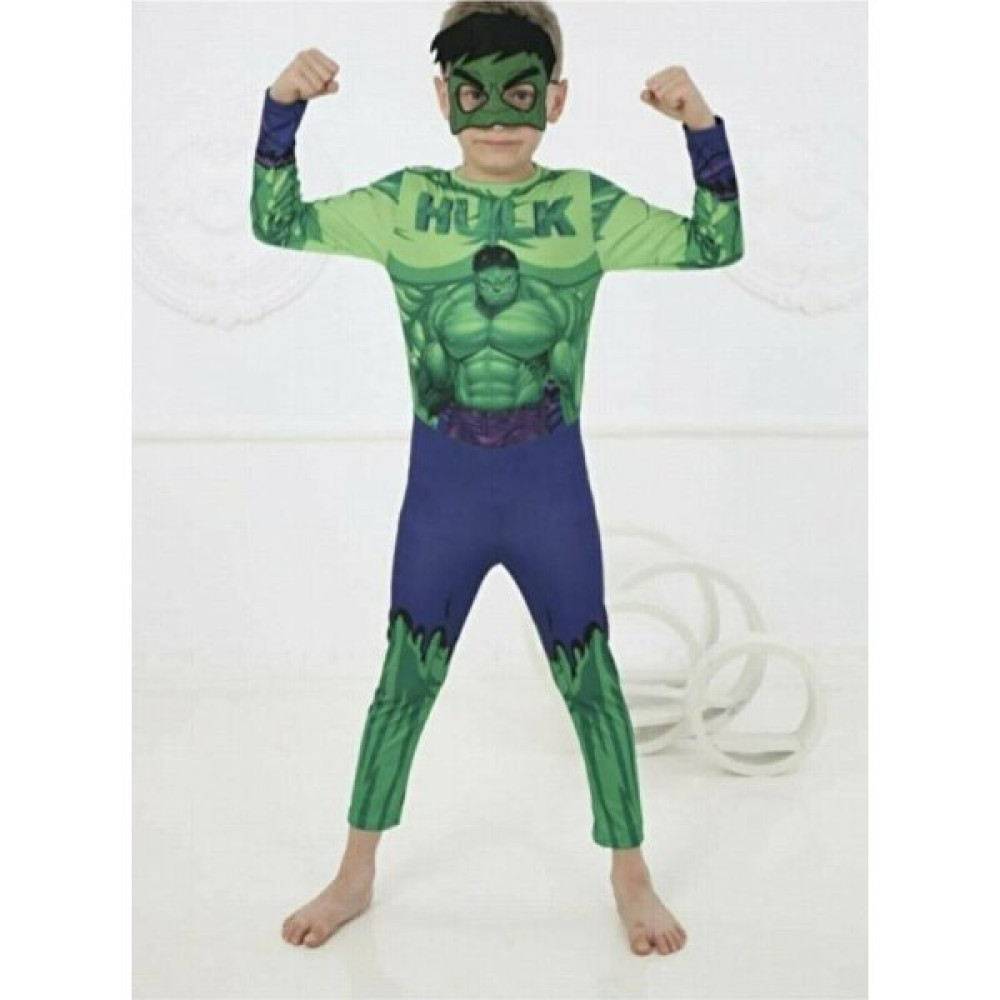 Lolli Boom Kids Kahraman Yeşil Dev Hulk Maskeli Kostüm - Renkli - 4 - 5 Yaş Oyuncak Fiyatı