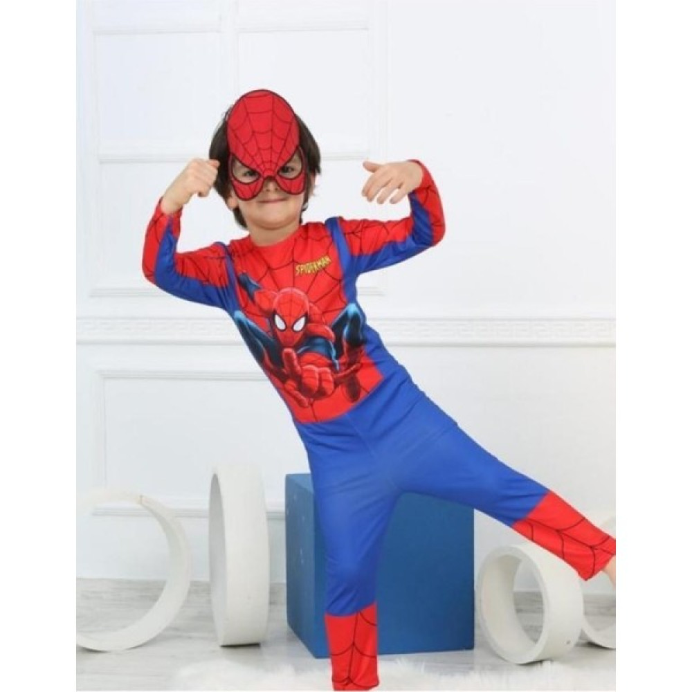 Lolliboom Kids Erkek Çocuk Süper Kahraman Örümcek Adam Maskeli Kostüm Spiderman - Kırmızı - 6 - 7 Yaş Oyuncak Fiyatı