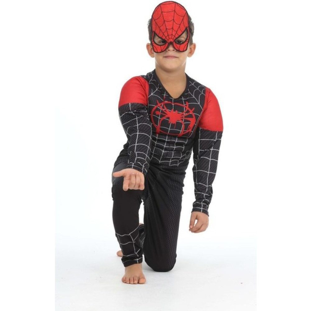 Lolliboom Kids Yeni Sezon Sevilen Karakter Örümcek Adam / Spiderman Kaslı Kostüm - 4 - 5 Yaş - Kırmızı - Siyah Oyuncak Fiyatı