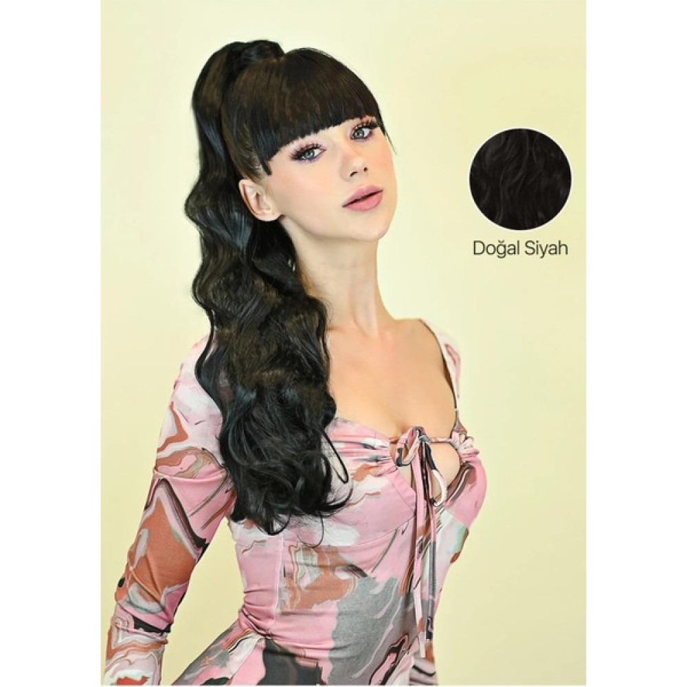 Lolly Pony 55 cm Fiber Dalgalı At Kuyruğu Doğal Siyah Oto Boyaları Fiyatı