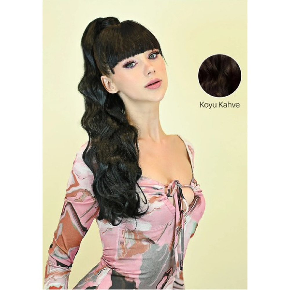 Lolly Pony 55 cm Fiber Dalgalı At Kuyruğu Koyu Kahve Oto Boyaları Fiyatı