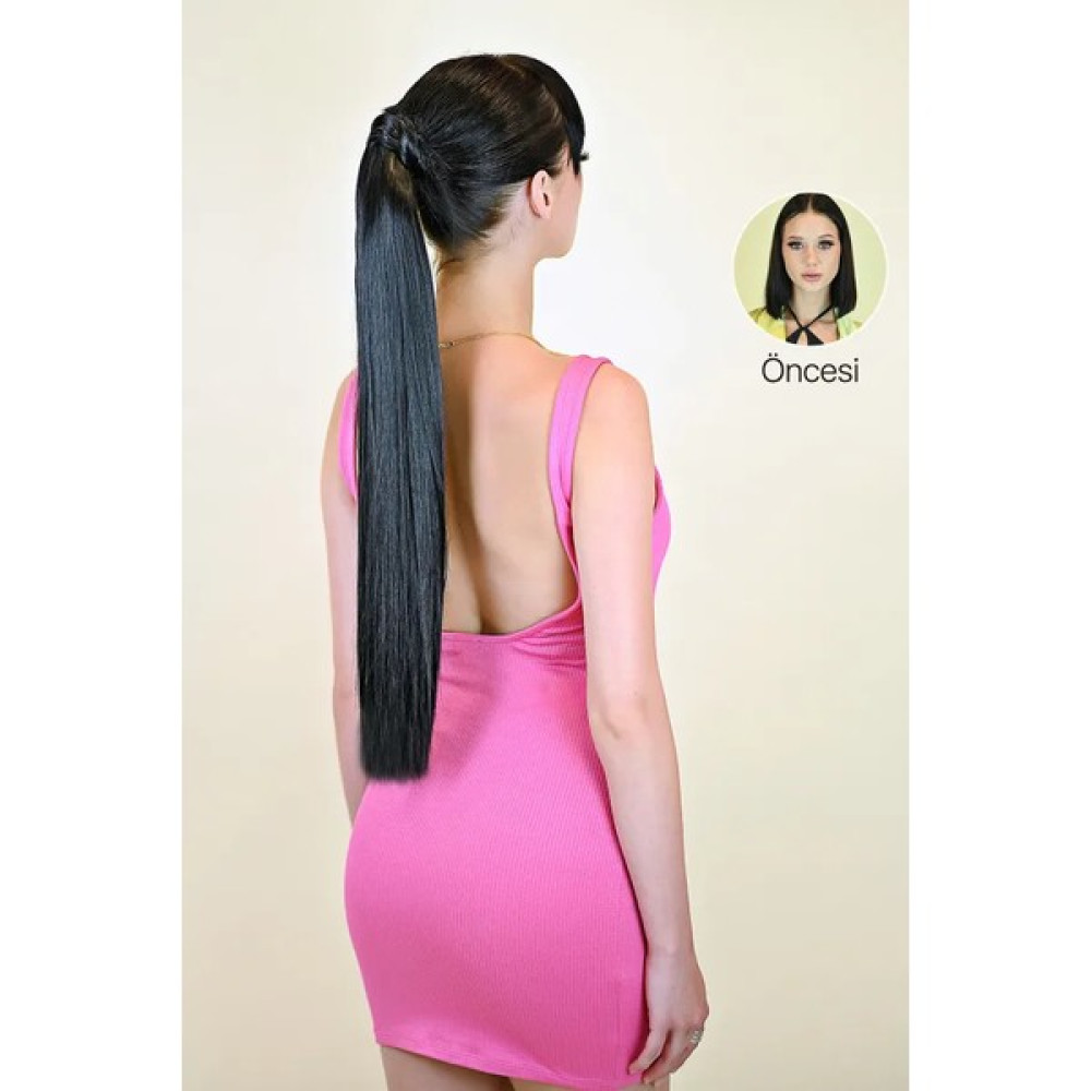 Lolly Pony 55 cm Fiber Düz At Kuyruğu Jet Siyah Oto Boyaları Fiyatı