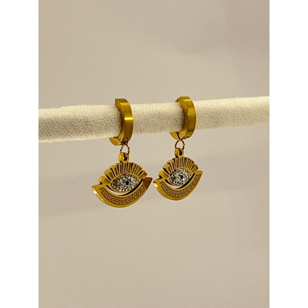 Lolo Accessory Paslanmaz Çelik Göz Figürlü Küpe Bijuteri Küpe Fiyatı