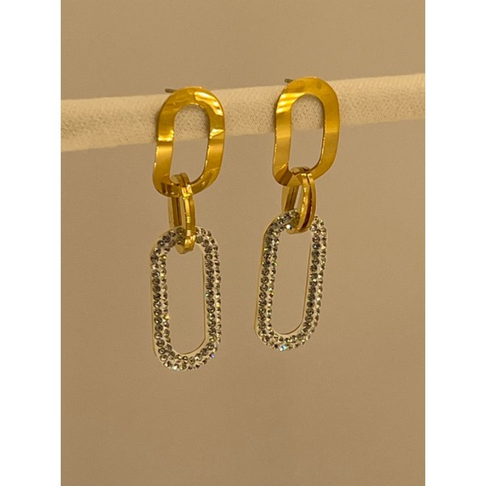 Lolo Accessory Paslanmaz Çelik Zinkor Taşkı Uzun Küpe Bijuteri Küpe Fiyatı