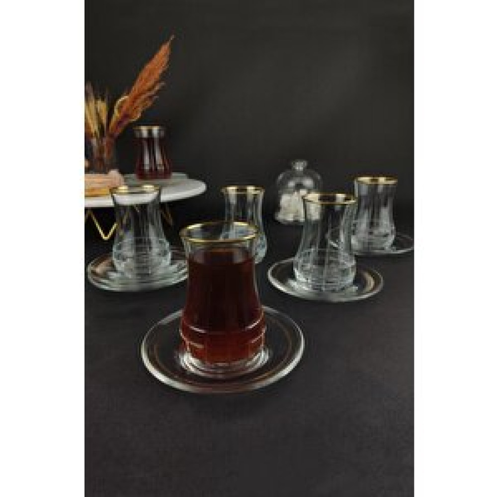Lombardino Eva Mud 6 Kişilik Ağız Cidar Çay Takımı Gold – Deep 01 12p0 Fincan / Bardak / Kahve Takımı Fiyatı