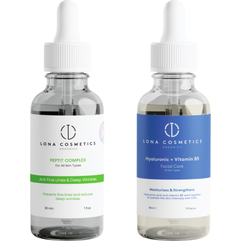 Lona Cosmetics Peptit Complex + Hyaluronic B5 Yenileyici, Onarıcı ve Yaşlanma Karşıtı Yardımcı Cilt Bakım Seti Oto Boyaları Fiyatı