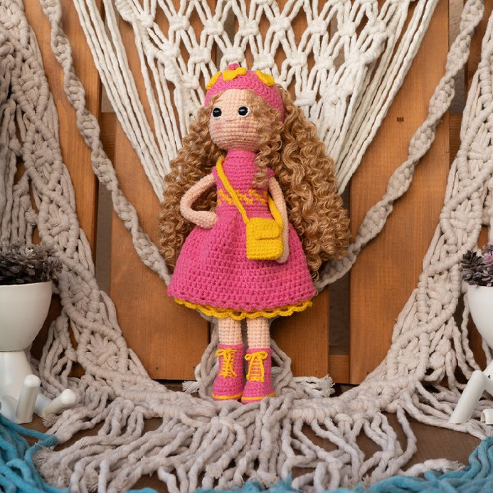 Loncadan Amigurumi Bebek Organik Tığ Örgü Oyuncak - Desenli Bebek Oyuncakları Fiyatı
