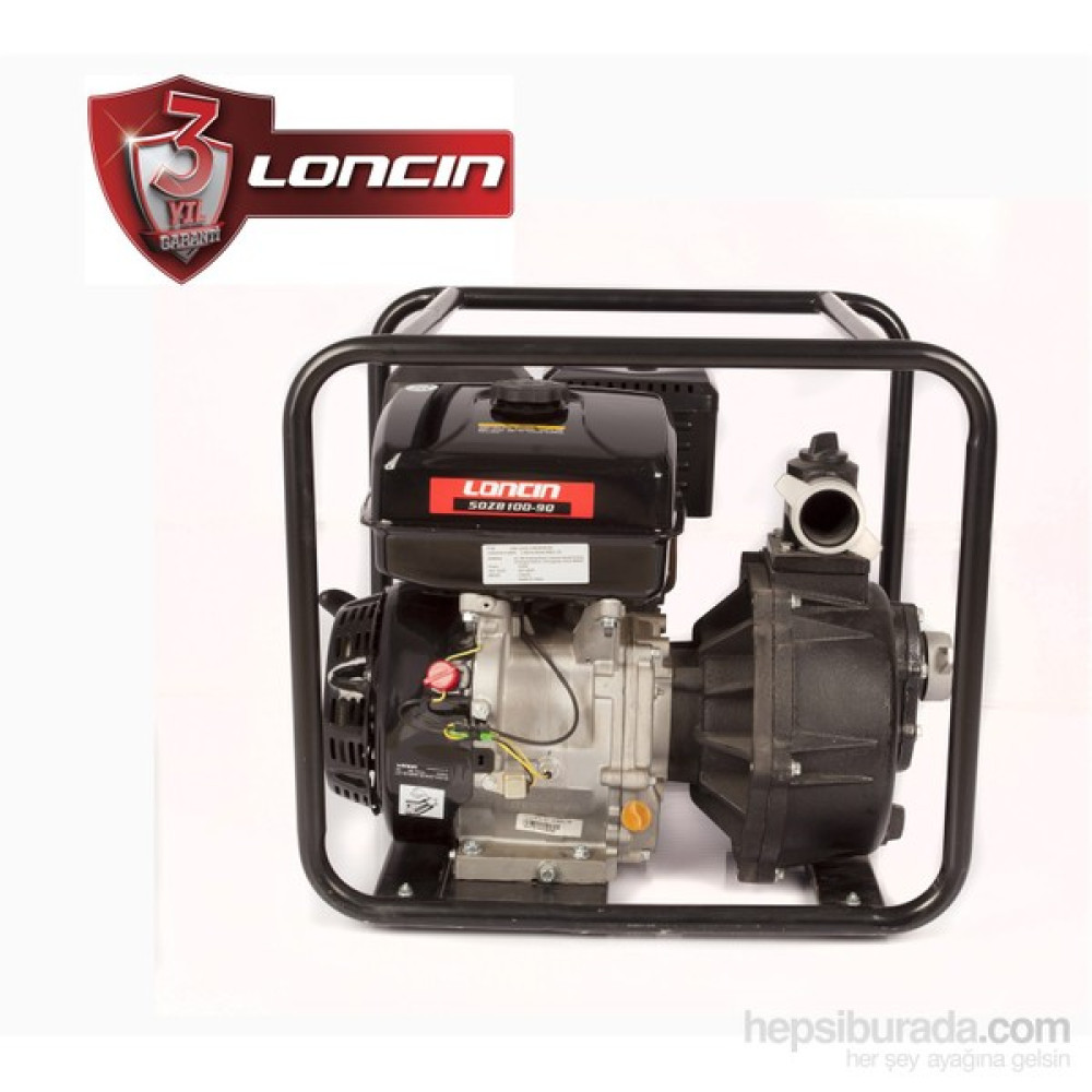 Loncin LONCIN LC50ZB100 2" Yüksek Basınçlı Su Motoru Benzinli Su Motoru Fiyatı