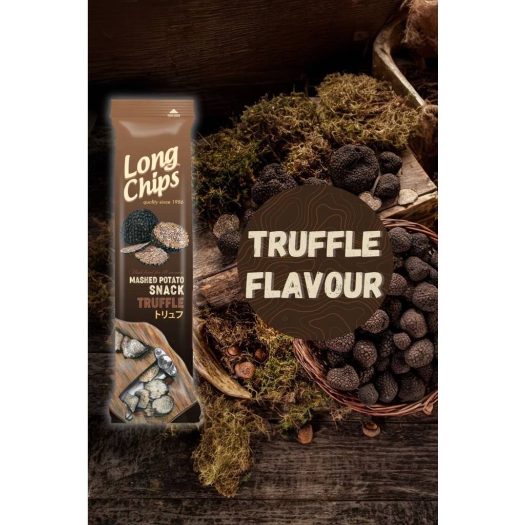 Long Chips Trüf Mantarı Aromalı Uzun Patates Cipsi 75 gr – Gurme Trüf Lezzetli Özel Atıştırmalık Cips Fiyatı