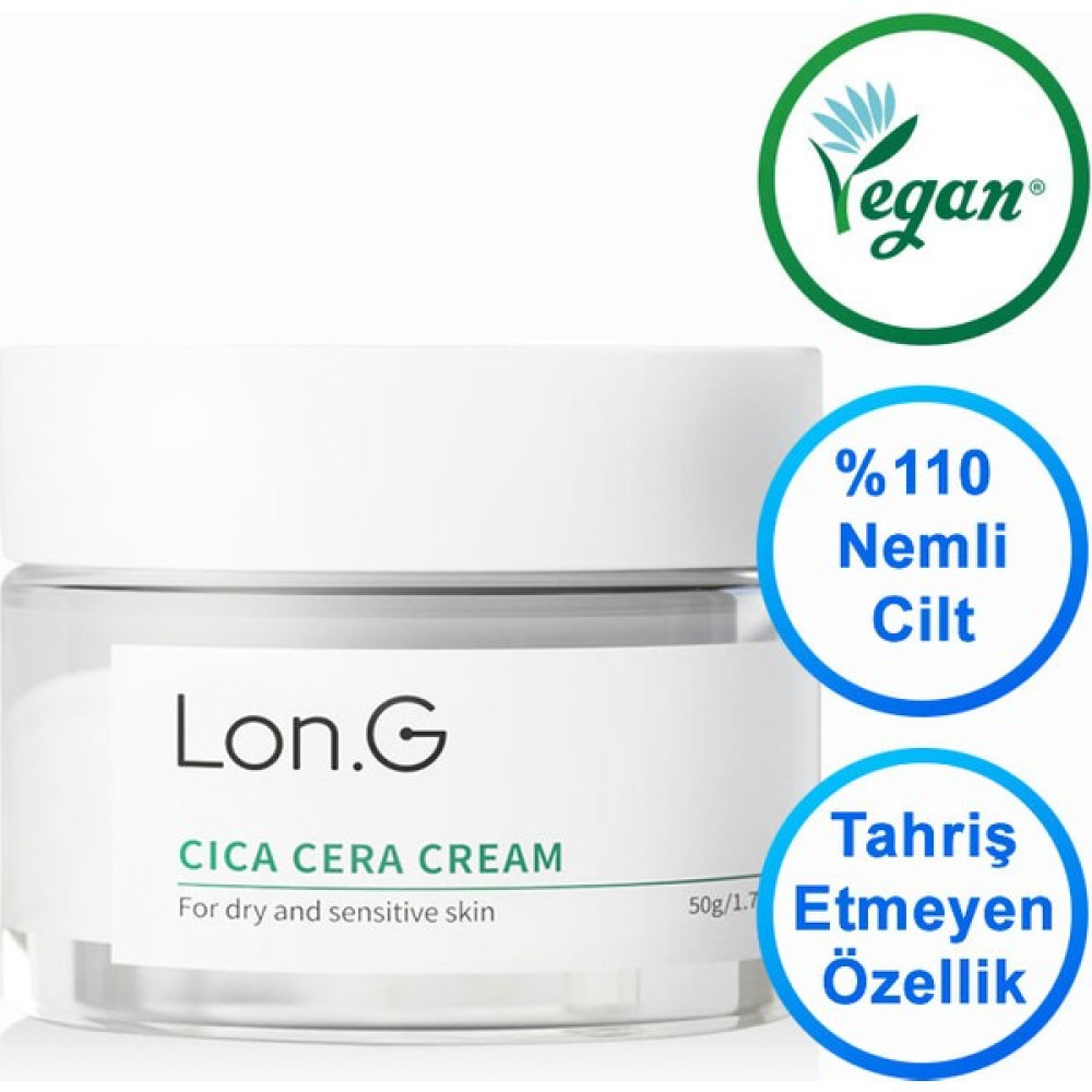 Lon.G K-Beauty Cica Sera Yoğun Onarıcı Yatıştırıcı Nemlendirici Bakım Kremi 50 ml Tahriş Olmuş Hasarlı Ciltler Için Oto Boyaları Fiyatı