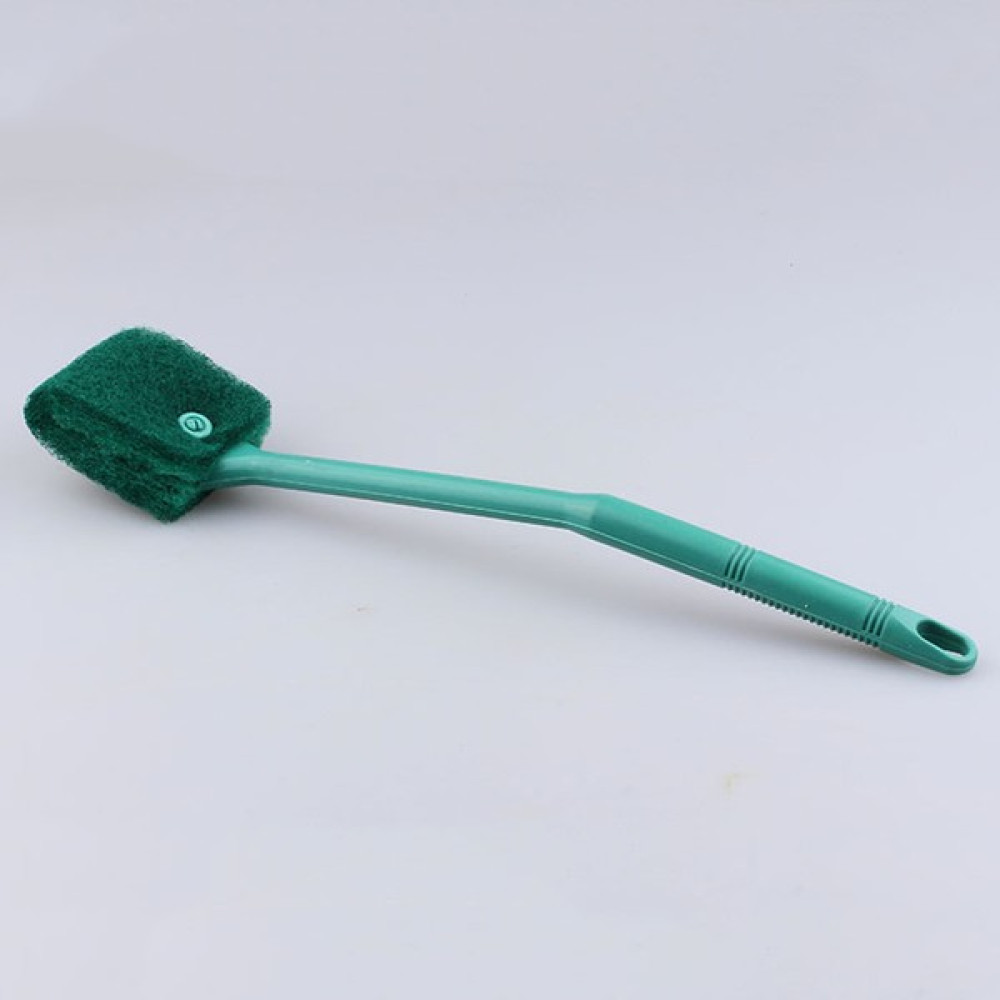 Longbangdian Shop Yeşil Fırça Stili Evrensel Temizleme Çift Taraflı Fırça Sünger Balık Tankı Akvaryum Cam Yosun Temizleme Kazıyıcı Uzun Çelik Saplı Temizleme Aracı (Yurt Dışından) Oto Boyaları Fiyatı