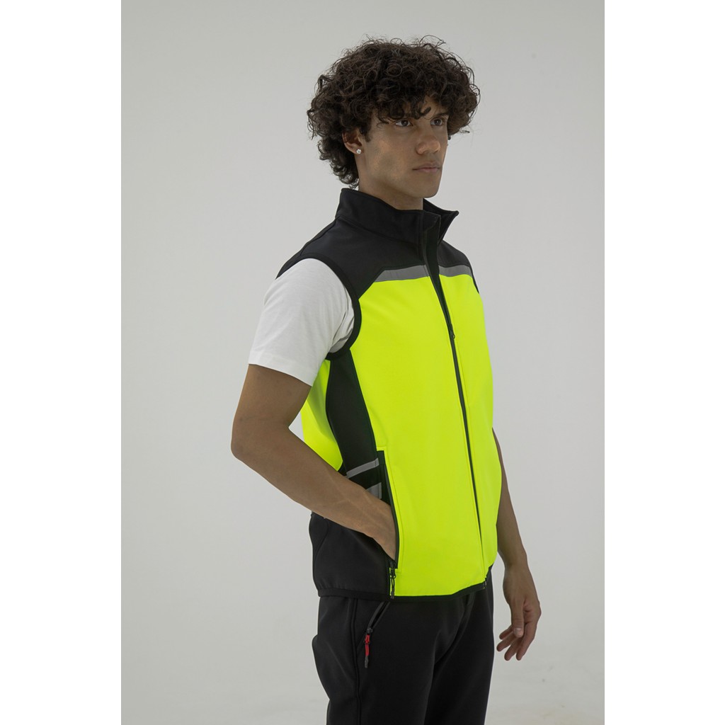 Longberg Reflektörlü Softshell Motosiklet ve Iş Güvenliği Yeleği Erkek Yelek Fiyatı