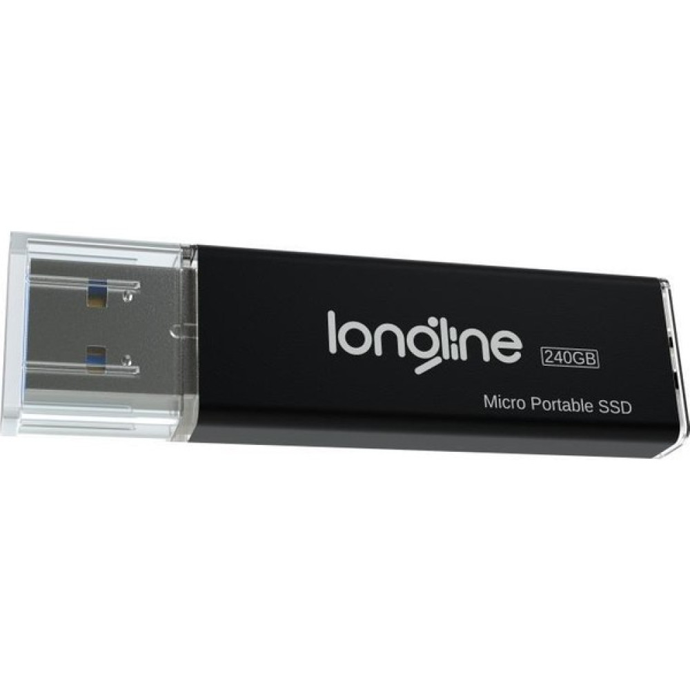 Longline Micro Portable 240GB USB SSD Flash Bellek Gri 550/500MB/SN Okuma Yazma Flash Bellekler Fiyatı