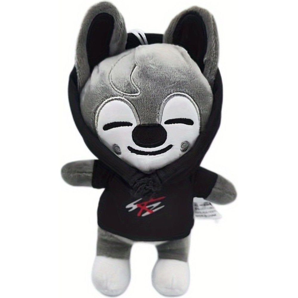 Longrui Wolf Chan Bebek Skzoo Stray Kids Sokak Çocukları Için Çevresel Hediyeler (Yurt Dışından) - Siyah - 25 cm Peluş Oyuncaklar Fiyatı