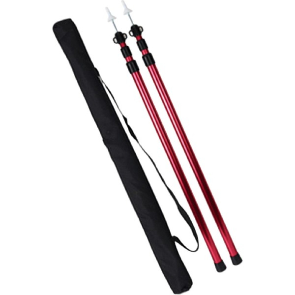 Lonni 2pcs Alüminyum Kamp Muşamba Direkleri Teleskop Çadır Direği Ayarlanabilir 95-234cm Kırmızı (Yurt Dışından) Çadır Fiyatı
