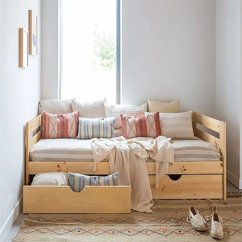 Loolpi Home Çekmeceli Sedir Koltuk Ve Karyola - Ahşap - 80 x 200 cm Karyola Fiyatı