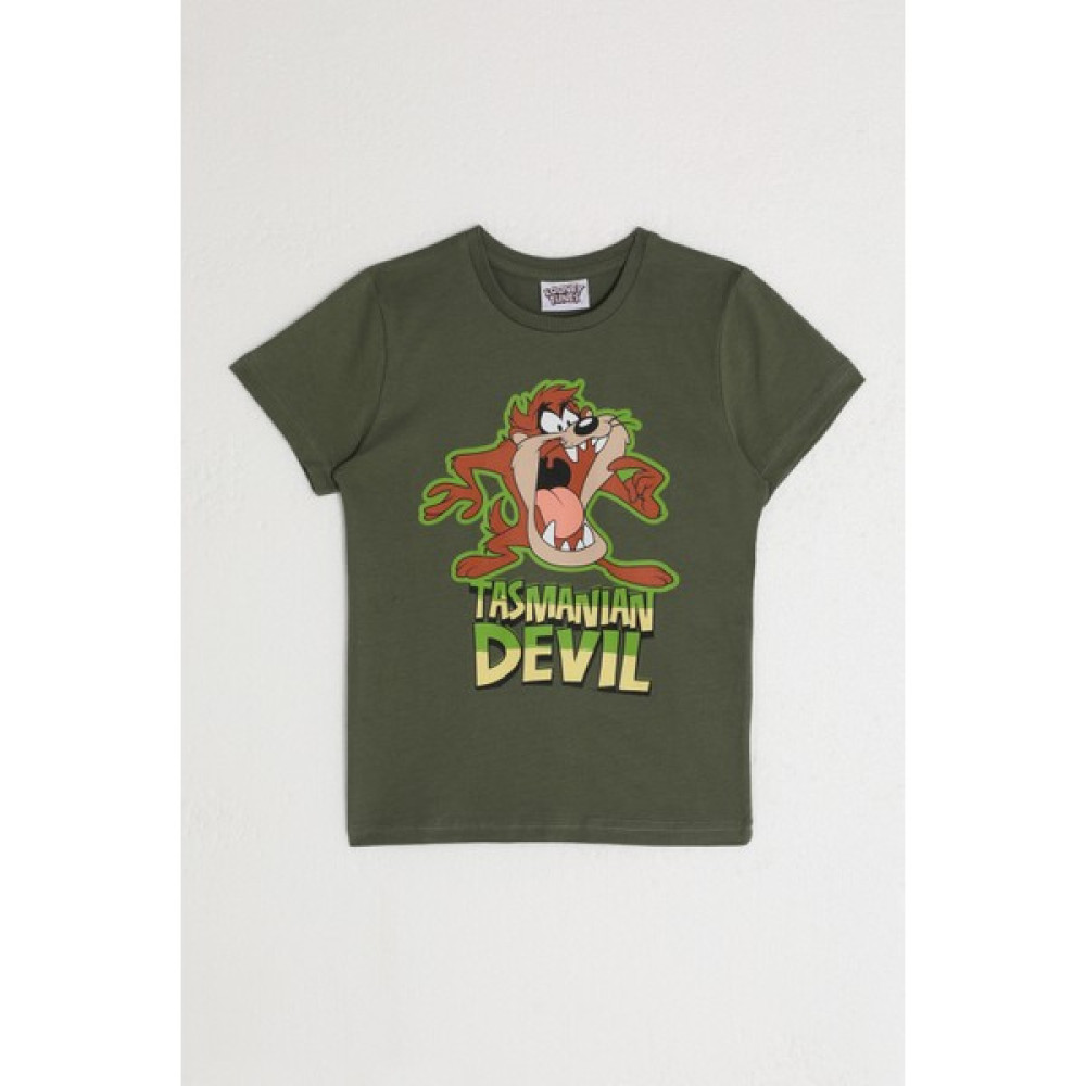 Looney Tunes Erkek Çocuk T-Shırt Haki Erkek Çocuk T-shirt Fiyatı