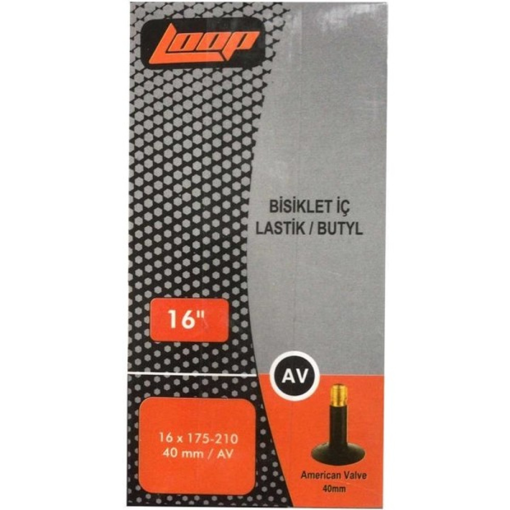 Loop 16X1.75 - 2.10 Arası Bisiklet Iç Lastik 16 Inc Bisiklet Aksesuarları Fiyatı