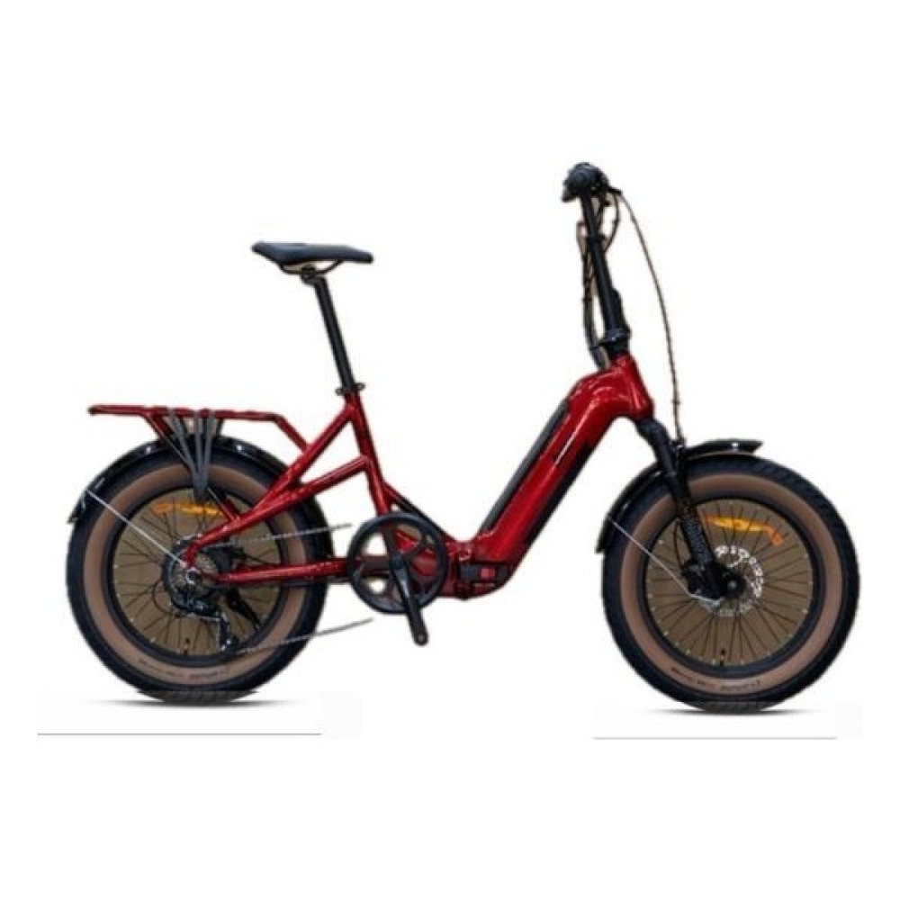 Loop Coaster - 20 - Katlanır (Fat Bike) - 7 Vites - Elektrikli - Elektrik Kırmızı-Siyah Elektrikli Bisikletler Fiyatı