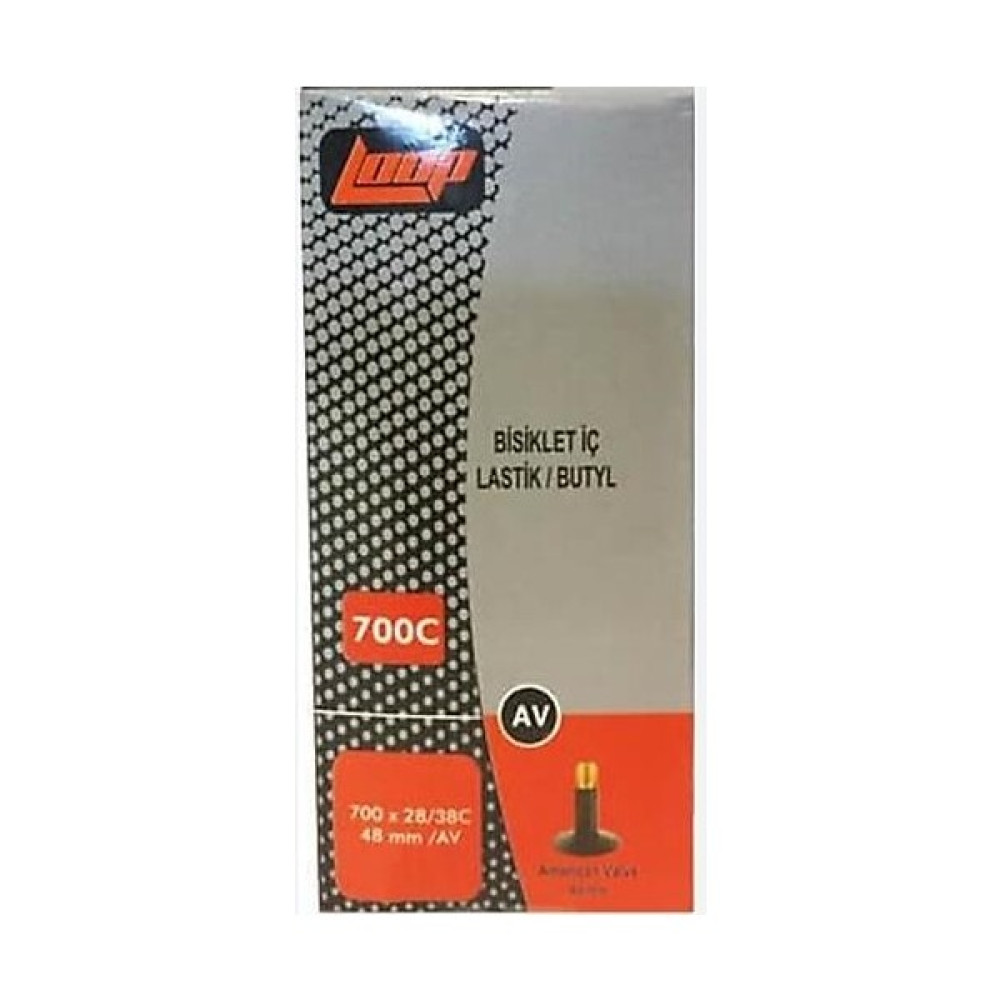 Loop Iç Lastik - 700 x 28/38V AV48 - Siyah Bisiklet Aksesuarları Fiyatı