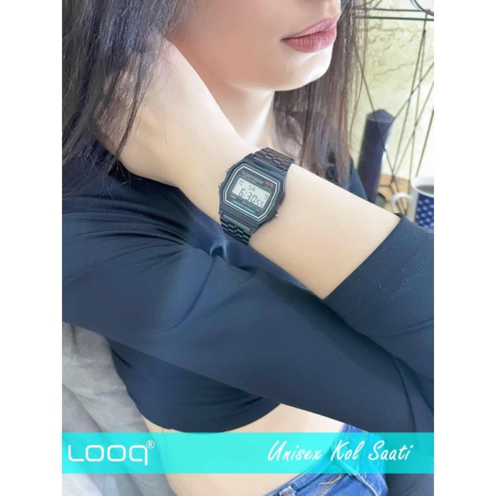 LOOQ Unisex Kol Saati - Retro Kordon Dijital Ekran Kol Saatleri Fiyatı