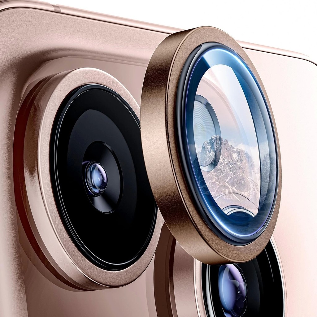 Lopard Apple Iphone 16 Pro Max Lens Kamera Koruyucu Premium Safir Parmak Izi Bırakmayan Cl-12 - Gold Cep Telefonu Fiyatı