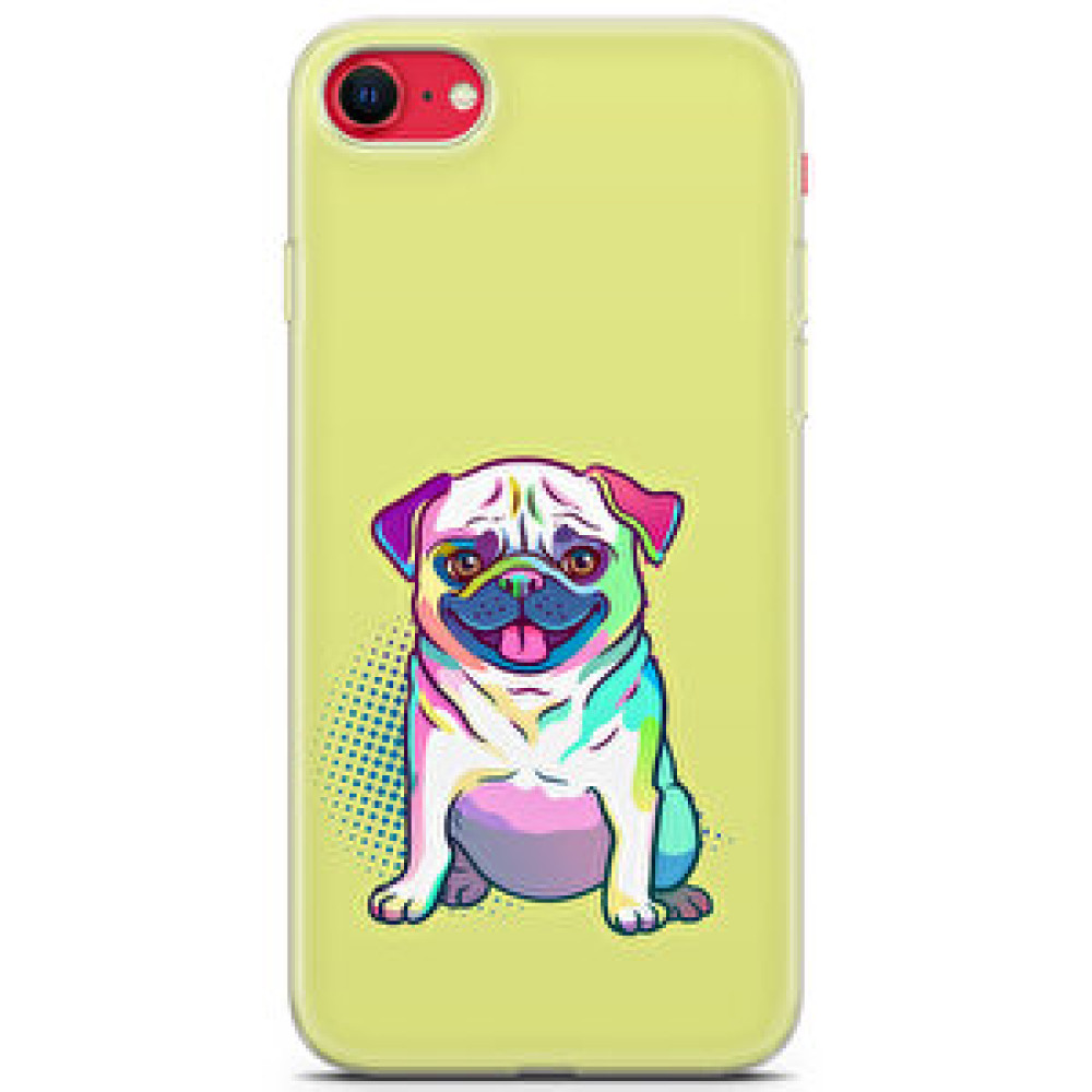 Lopard Apple Iphone Se 2022 Uyumlu Kılıf Pug 02 Case Colorful Cep Telefonu Kılıfı Fiyatı
