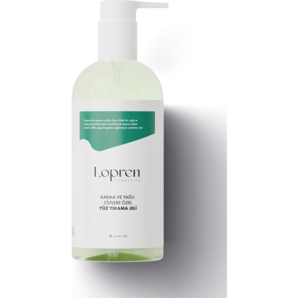 Lopren Karma ve Yağlı Ciltlere Özel Yüz Yıkama Jeli 400 ml Oto Boyaları Fiyatı