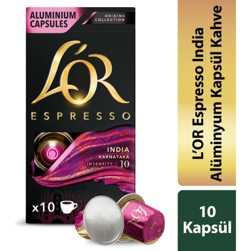 L'or Espresso Origin India - 1 Paket Diğer Fiyatı