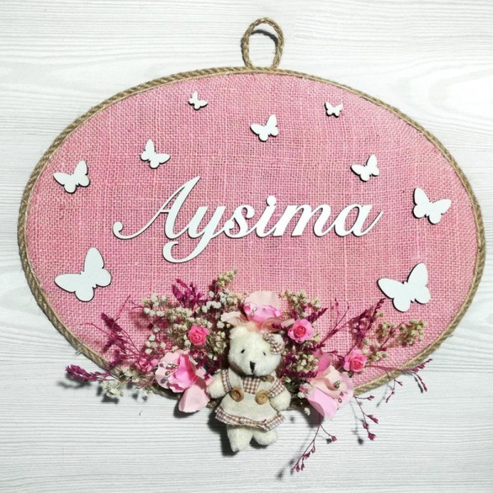 Lora Davet Kız Bebek Kapı Süsü, Hastane Kapı Süsü, Duvar Süsü (1 Adet) Pembe - 36203 Bebek Kapı Süsü Fiyatı