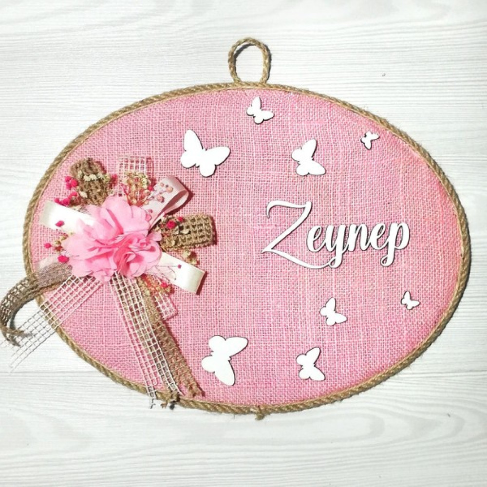 Lora Davet Kız Bebek Kapı Süsü, Hastane Kapı Süsü, Duvar Süsü (1 Adet) Pembe - 36207 Bebek Kapı Süsü Fiyatı