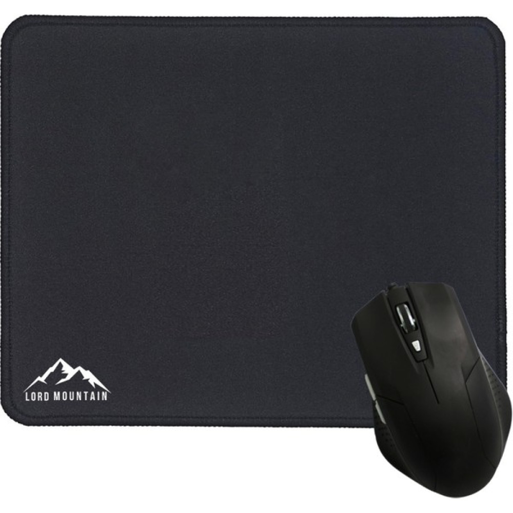 Lord Mountain Oyuncu Gamer Mouse Pad,fare Altlığı,kenar Dikişli Mouse Pad,kaymaz Taban,ofis Tipi Mouse Pad 30X25 - Siyah Mouse Pad Fiyatı