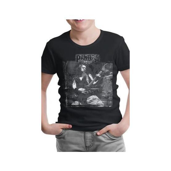 Lord T-Shirt CS-1184 Siyah Pantera Dimebag Scratch Erkek Çocuk T-shirt