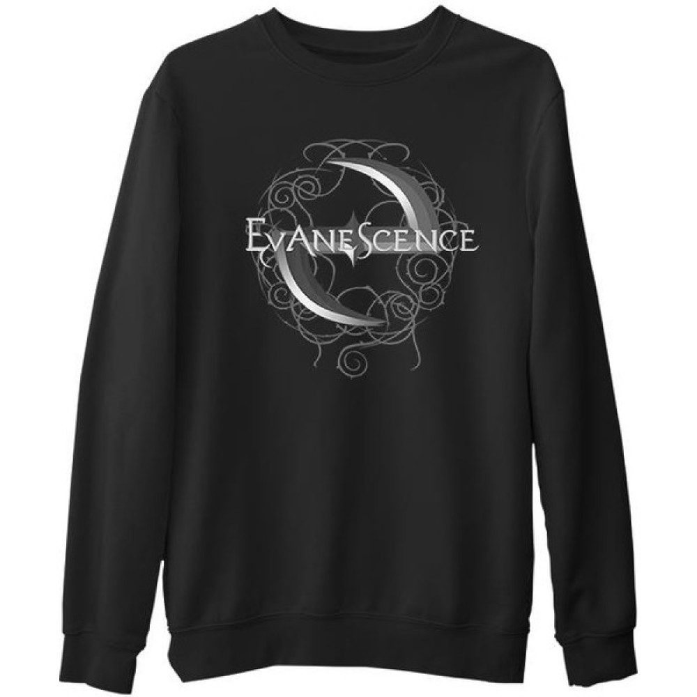 Lord T-Shirt Evanescence - Logo Siyah Erkek Kalın Sweatshirt Erkek Sweatshirt Fiyatı
