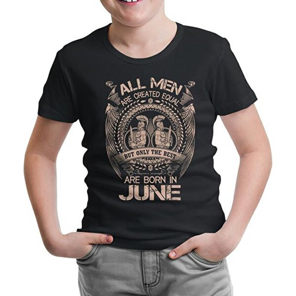 Lord T-Shirt LordT-Shirt Burç Ikizler - Born In June Siyah Çocuk Tshirt Erkek Çocuk T-shirt Fiyatı