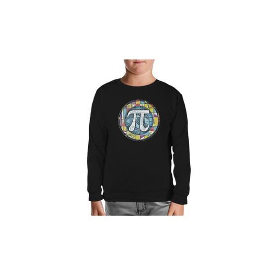 Lord T-Shirt SC-1302 Siyah Matematik Pi 5 Erkek Çocuk Sweatshirt
