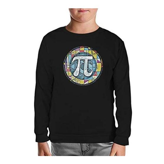 Lord T-Shirt SC-1302 Siyah Matematik Pi 5 Erkek Çocuk Sweatshirt Erkek Çocuk Sweatshirt Fiyatı