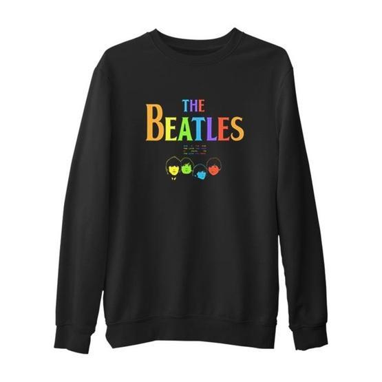 Lord T-Shirt SC-405 Siyah The Beatles Erkek Çocuk Sweatshirt