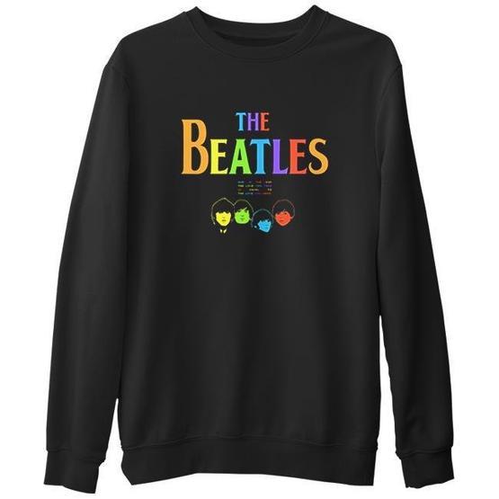 Lord T-Shirt SC-405 Siyah The Beatles Erkek Çocuk Sweatshirt