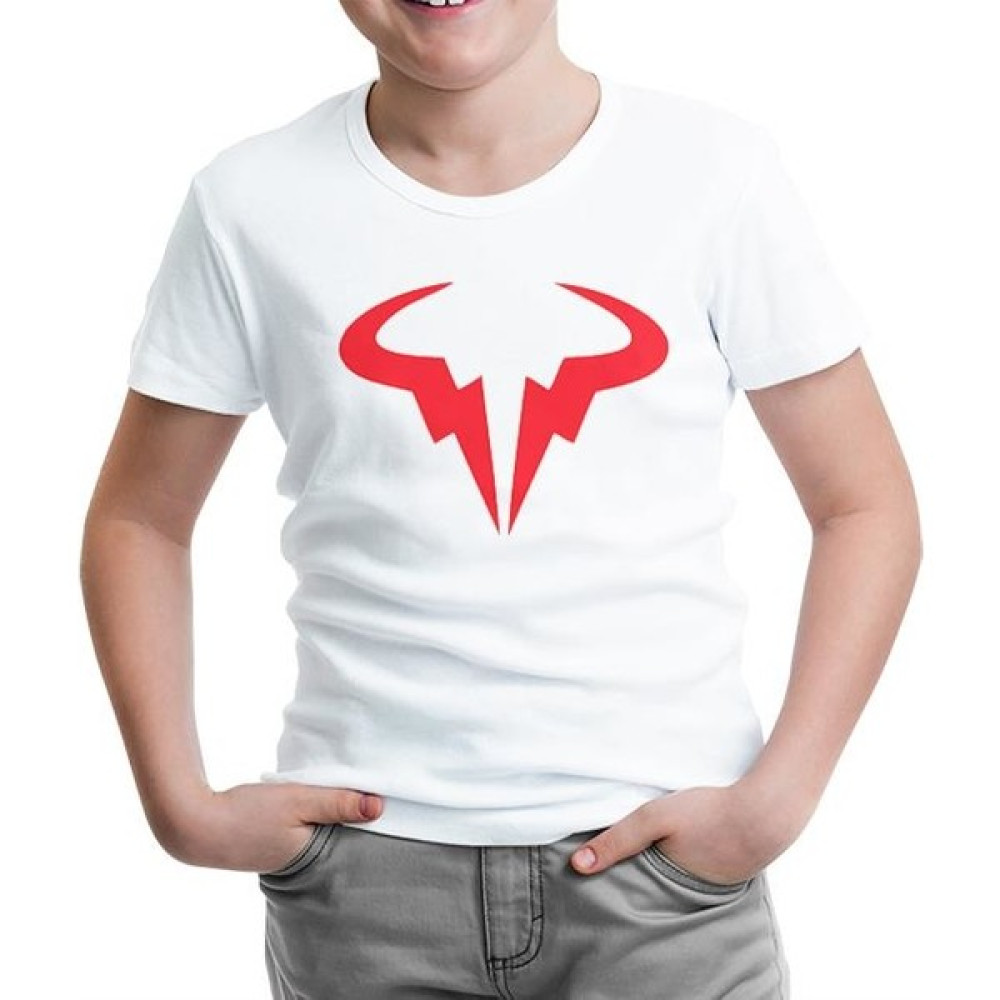 Lord T-Shirt Tenis - Nadal Logo Beyaz Çocuk Tshirt Erkek Çocuk T-shirt Fiyatı
