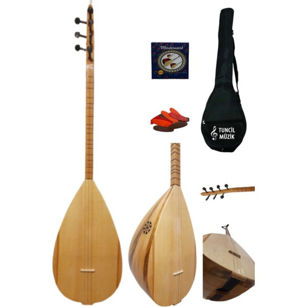 Lore Kısa Sap Bağlama Saz Midi Set Su Geçirmez Kılıf + Yedek Tel + MızrapÇift Ses Çıkışlı Başlangıç Seti Bağlamalar Fiyatı