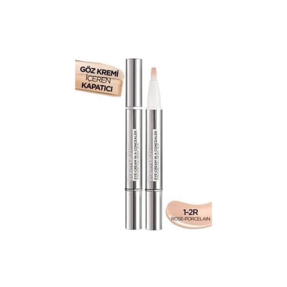Lore L'oréal Paris True Match Göz Kremi Içeren Kapatıcı [ 2'si 1 Arada ] 1-2r Concealer Fiyatı