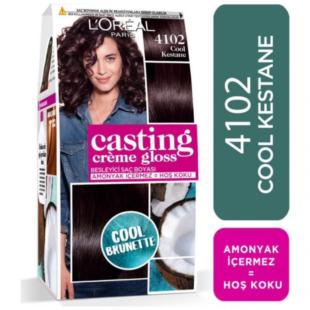 Loreal Castıng Boya 4102 Cool Kestane Saç Bakım Maskeleri & Serumlar & Spreyler Fiyatı