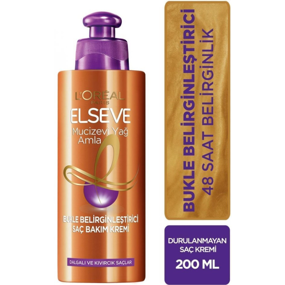 Loreal Elseve Durulanmayan Bukle Belirginlestirici Sac Bakim Kremi 200 Ml Saç Şekillendirici Sprey Fiyatı