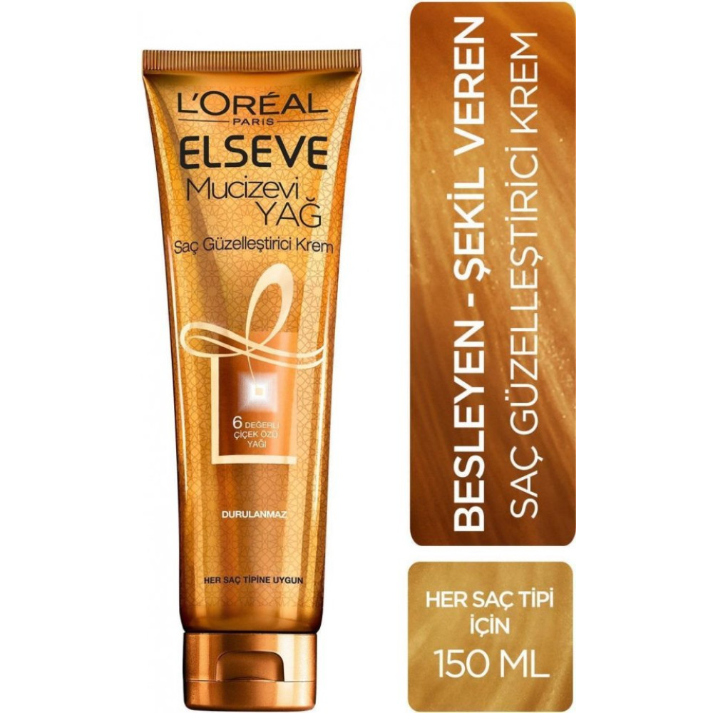 Loreal Elseve Mucizevi Yag Sac Guzellestirici Tum Saclar 150 Ml Saç Şekillendirici Sprey Fiyatı