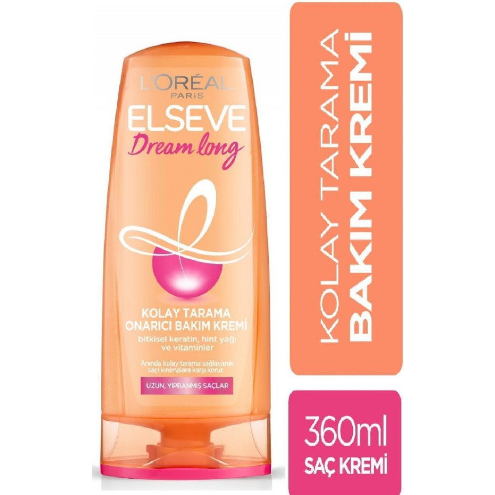 Loreal Elseve Sac Kremi Dream Long Kolay Tarama Bakim 360 Ml Şampuan ve Saç Kremi Fiyatı