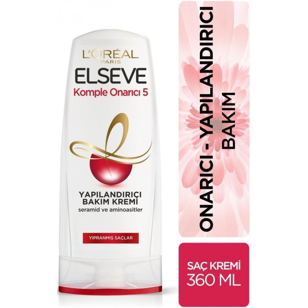 Loreal Elseve Sac Kremi Komple 5 Onarici 360 Ml Şampuan ve Saç Kremi Fiyatı