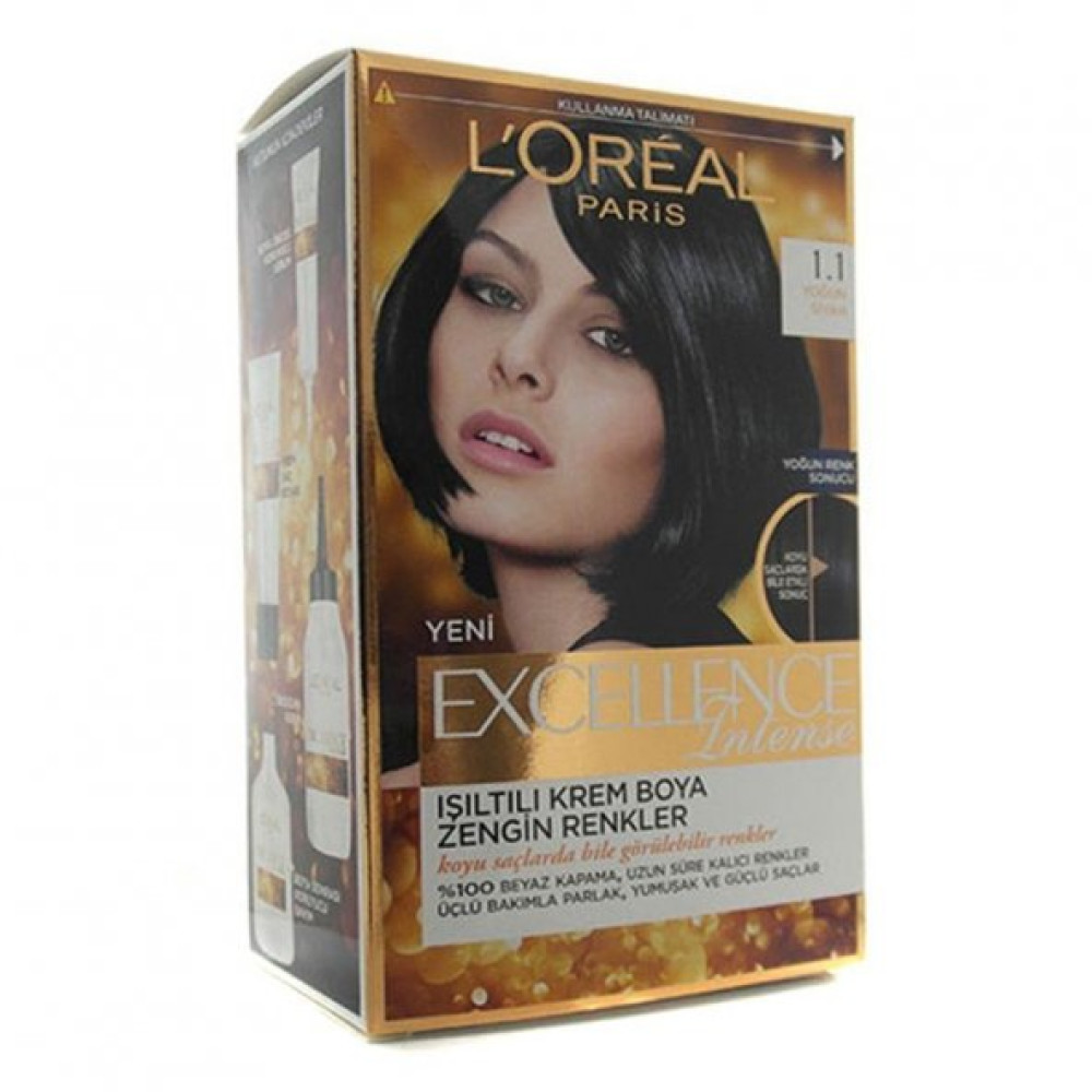 Loreal Excellence Intense Krem Sac Boyasi 1.1 Yogun Siyah Saç Bakım Maskeleri & Serumlar & Spreyler Fiyatı