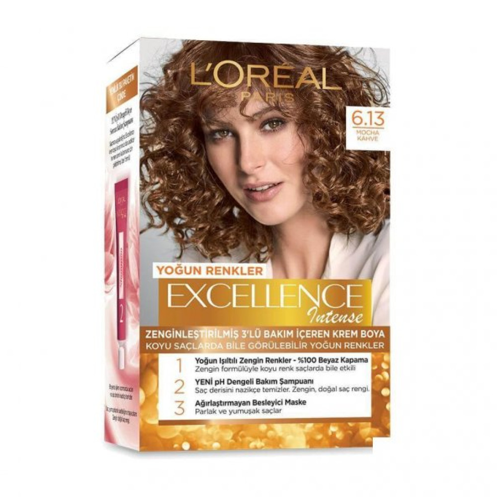 Loreal Excellence Intense Krem Sac Boyasi 6.13 Mocha Kahve Saç Bakım Maskeleri & Serumlar & Spreyler Fiyatı